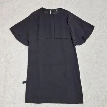 1% SHUHEI OGAWA 케이프 원피스 포멀 블랙