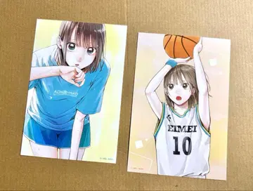 푸른상자전 엽서 사슴노 치나츠 2장 세트