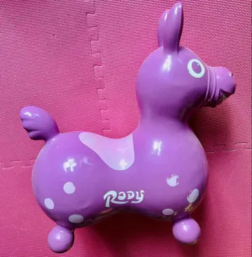 로디 말 모양 스카이콩콩 장난감 보라색