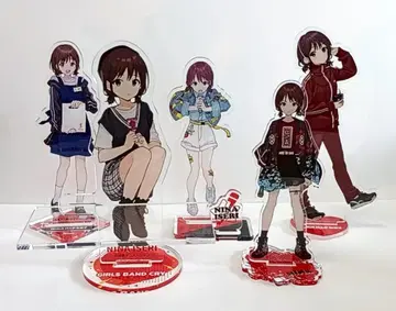 걸즈 밴드 크라이 코스파 아크릴 스탠드 이세리 니나 5점 세트
