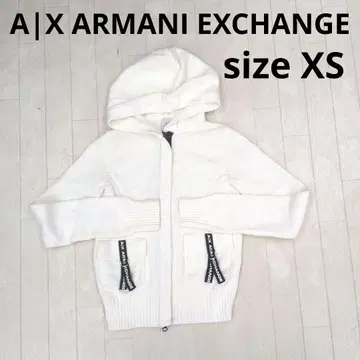 284 A|X ARMANI EXCHANGE 후드티 XS 화이트