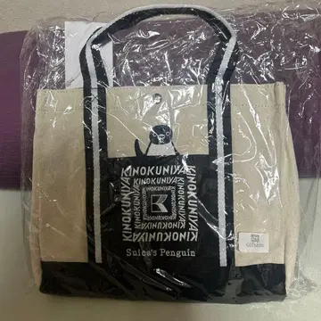 Suica 펭귄 기노쿠니야 런치백 블랙 미사용