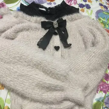 LIZ LISA 프릴 니트 핑크