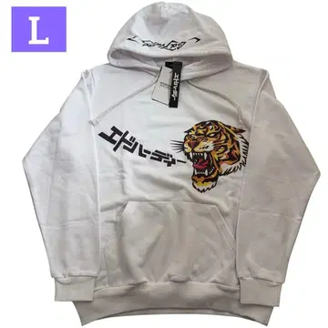 레어 Ed Hardy 에드하디 후디 타이거 tiger L 화이트