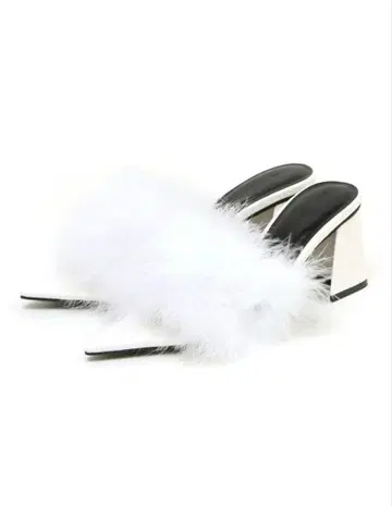 Melt the Lady pointed toe fur mule 37