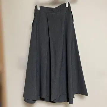 조우 고양이 채널 [ LA MINE DOR ] 와이드 팬츠 그레이