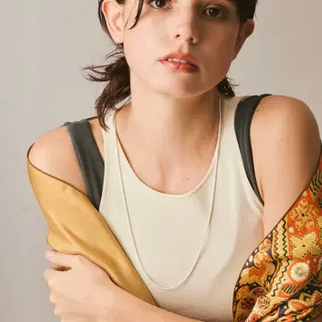 agete 아가트 목걸이 체인 실버