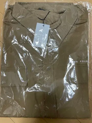 THE FOURTHIRTY 브라운 긴팔 셔츠