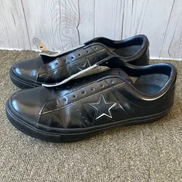 컨버스 원스타 가죽 컨버스 스니커즈 460 블랙