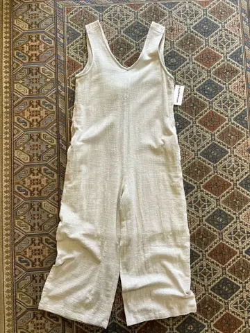 새상품 swell flowers V넥 올인원 팬츠 올인원