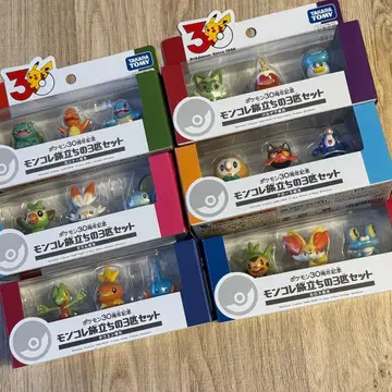 포켓몬 30주년 기념 몬코레 출발의 3마리 세트 6 상자 세트