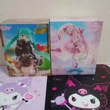TAITO 하츠네 미쿠 피규어 세트 벚꽃 미쿠 하츠네 미쿠