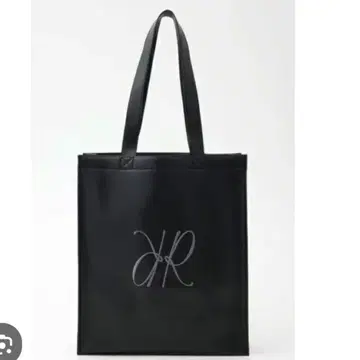 [새상품급] rienda R 로고 캔버스 가죽 토트백 WEB 한정판