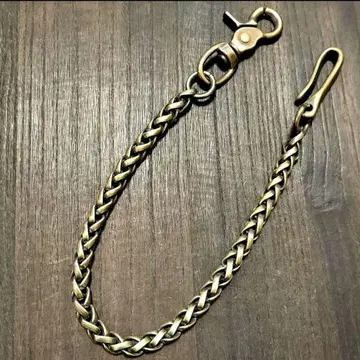 훈제 놋쇠 뜨개질 10mm 월렛 체인 빈티지 브라스 낚시 바늘