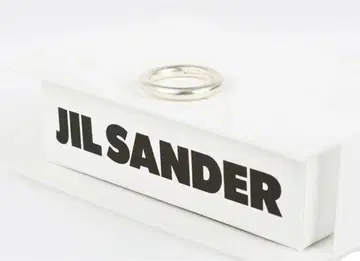 JIL SANDER 925 실버 반지 M 사이즈