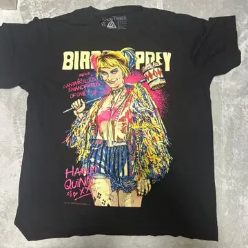 할리 퀸 T셔츠 XL 블랙