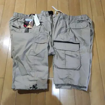 카고 팬츠 세트 (바지 반바지)