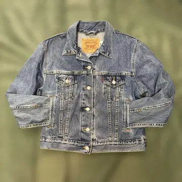 [레어] 90s USA제 리바이스 데님 자켓 M 77715 숏