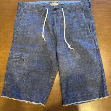 슈가케인 하프 팬츠 인디고 블루