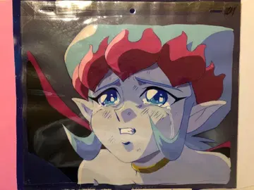 공상과학 세계 갈리버 보이 피비 애니메이션 셀화 배경 세트