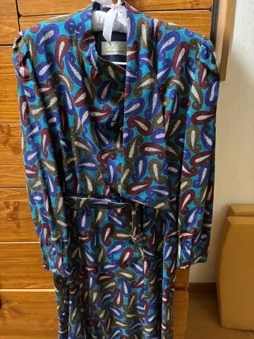 타카시마야 블루 원피스