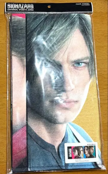 USJ 바이오하자드 콜라보 타월 레온 질 크리스 클레어