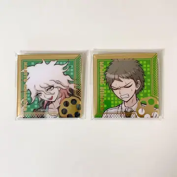 단간론파 코마에다 히나타 캔뱃지 2개 세트