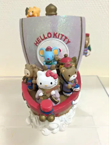 산리오 키티 디오라마 보물선 칠복신 피규어