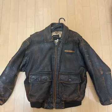 AVIREX G-1 플라이트 자켓 브라운