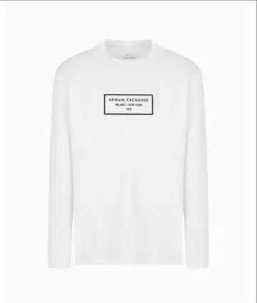 Armani Exchange 롱티 화이트