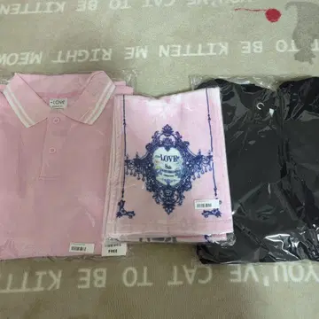 =LOVE 사이토 키아라 타월, 피케 셔츠, 후드티