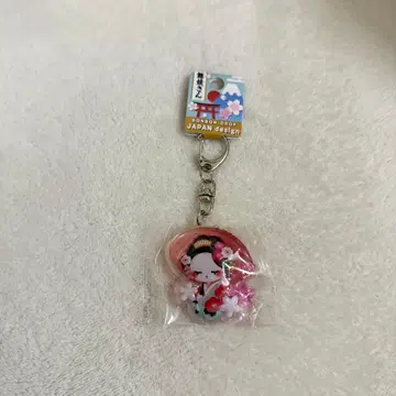 일본풍 패턴 모자 꽁지 드롭 키링 키참 마이코