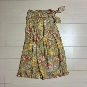 90s Banana Republic 롱 스커트 꽃무늬 Hawaii