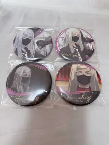 도쿄 리벤저스 산즈 하치야 캔뱃지 4개 세트