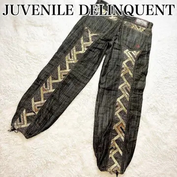JUVENILE DELINQUENT 데님 팬츠 38 일본풍 패턴 Y2K