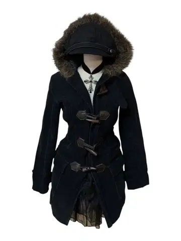 레어 CECIL McBEE y2k 헤이세이 갸루 퍼 코듀로이 고딕