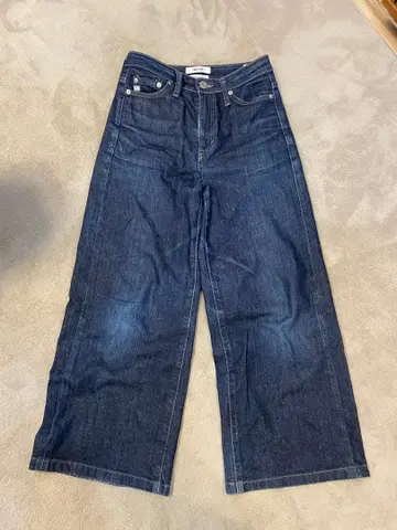 SOMETHING 와이드 데님 S 사이즈