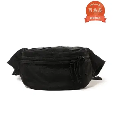 BEAMS PLUS 2 Zip Waist Pack 블랙 백명품