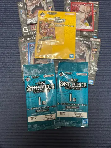 원피스 제일복권 G상 카드 디자인 아크릴 스탠드 I상 H상