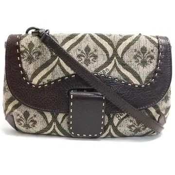 새상품급 genten 겐텐 체르키 숄더백 캔버스 브라운 계열