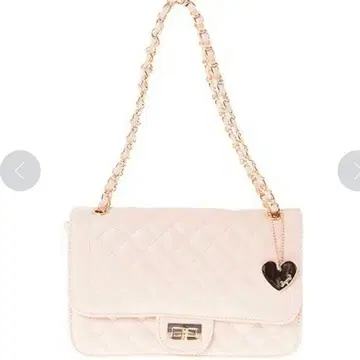 INGNI 퀼팅 체인백 하트 참 포함 숄더