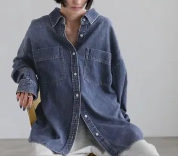 모듬 데님 BIG 셔츠 로리즈팜 미사용 새상품 이번 시즌 신상
