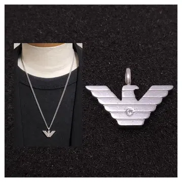 엠포리오 아르마니 이글 목걸이 탑 실버 925