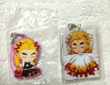 귀멸의 칼날 굿잠 아크릴 스트랩 러버 마스코트 렌고쿠 쿄쥬로