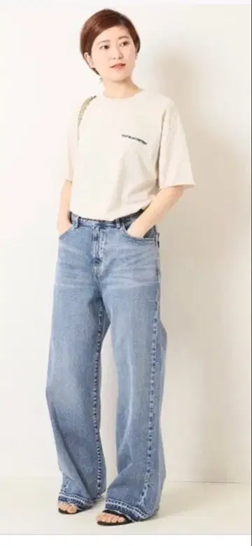 Spick & Span 5 1/2 LOOSE-STRAIGHT DENIM