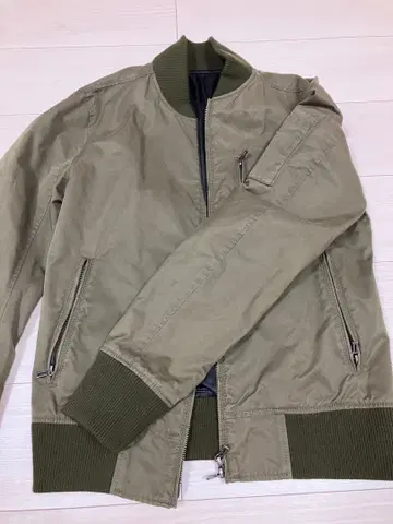 SHADE by SHELLAC/MA-1 타입 밀리터리 블루종