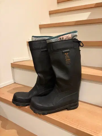 스웨덴군 M90 레인부츠 밀리터리 부츠 27.5cm