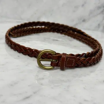 영국제 잉글랜드제 ANGLO 메쉬 벨트 천연 가죽 세로형 벨트 가죽 꼬임