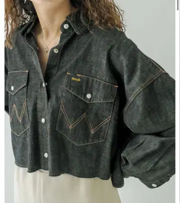 mystic Wrangler 별주 숏 셔츠 자켓