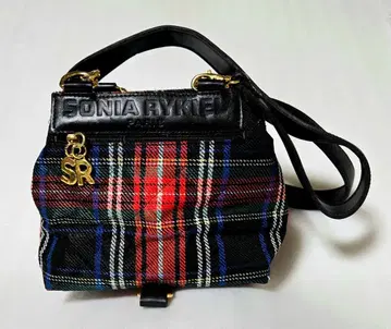 SONIA RYKIEL 체크 무늬 숄더백